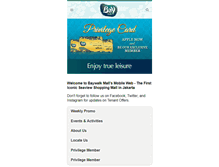 Tablet Screenshot of baywalkmall.com